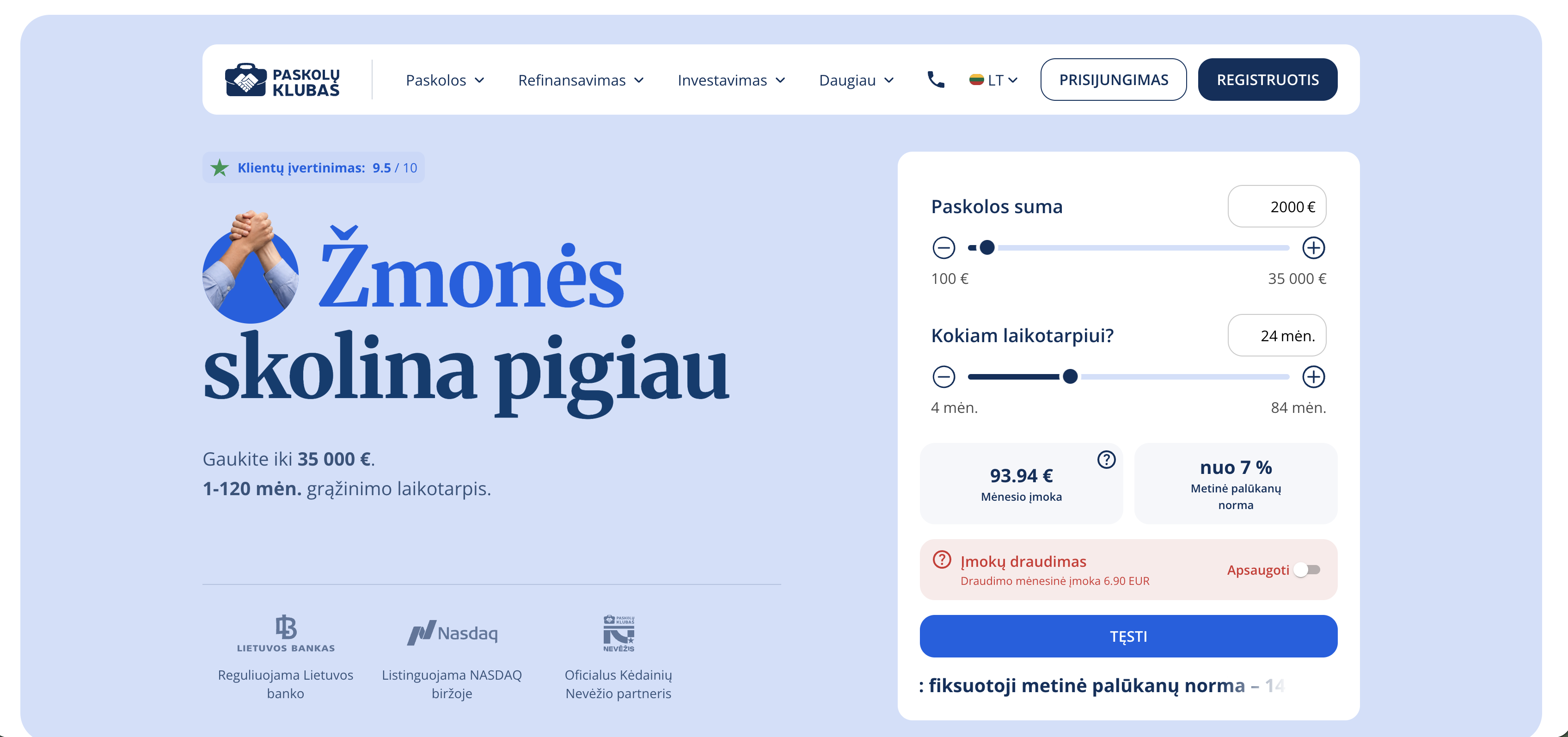 Paskolų Klubas
