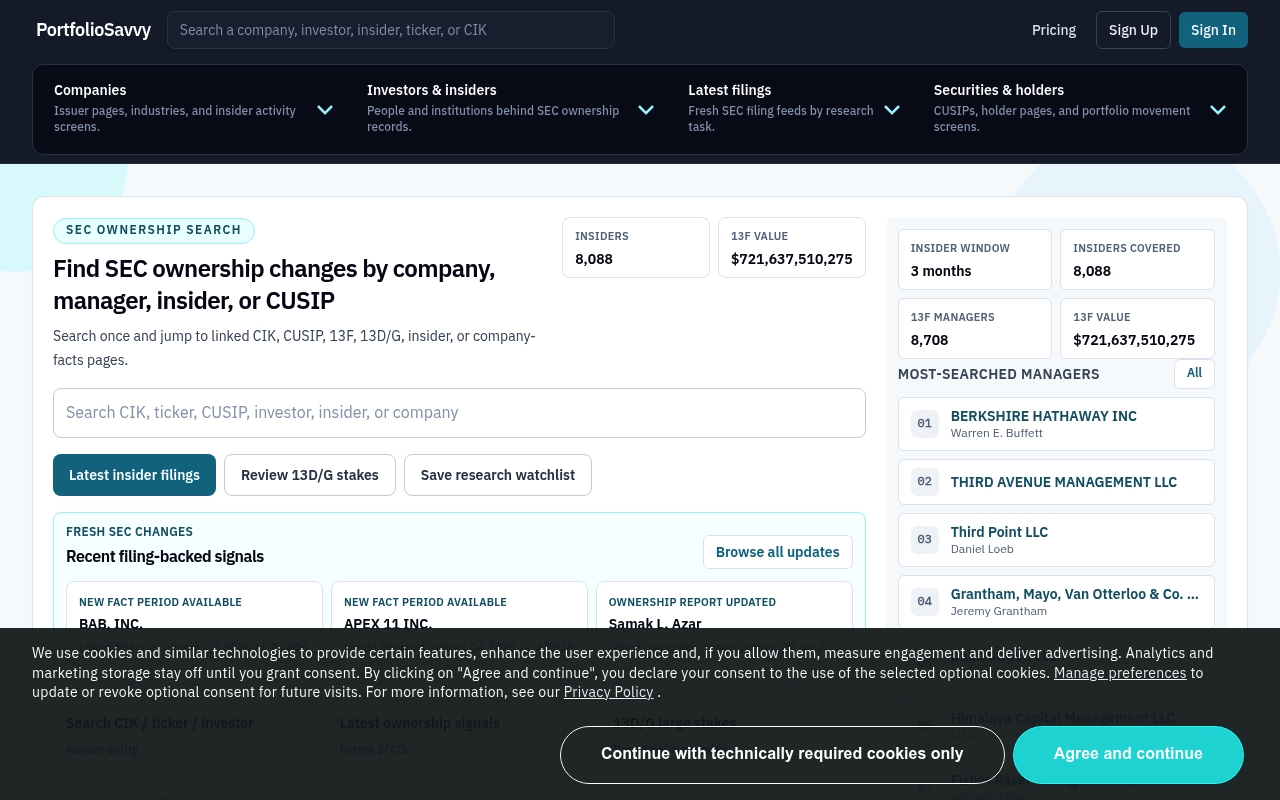 PortfolioSavvy